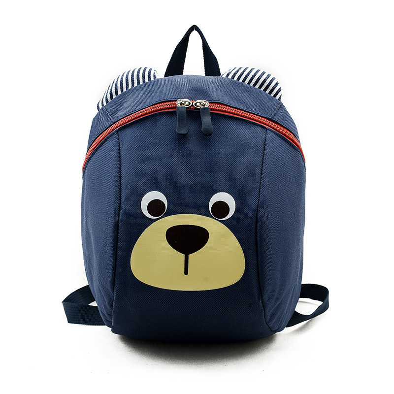 Рюкзак дитячий маленький ведмедик Baby Bag Синій з повідцем (IBD001Z)