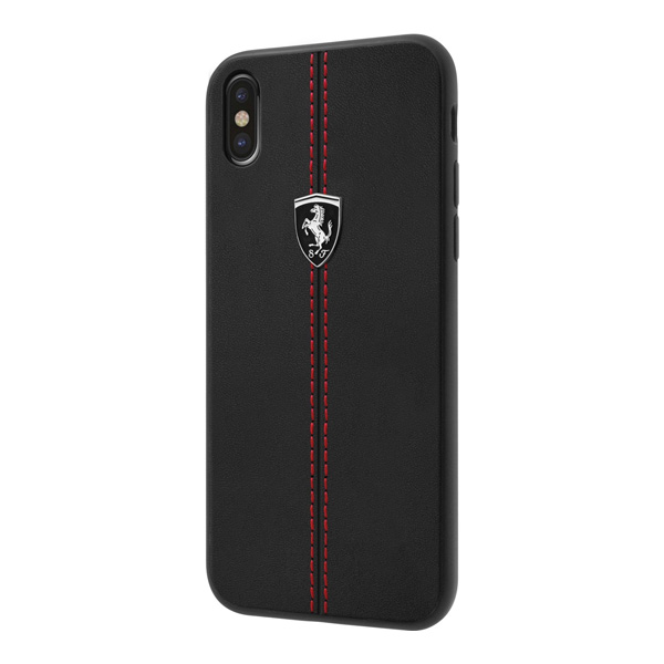 Чехол-накладка Ferrari для iPhone X Черный (IP4421023007)