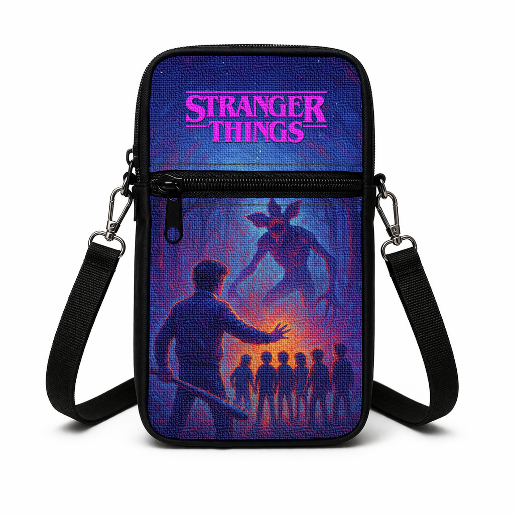 Дитяча сумка через плече Stranger Things, 19×10×5 см, поліестер