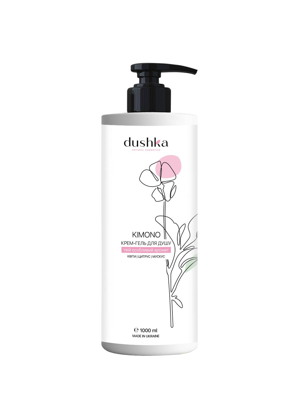 Крем-гель для душу Dushka Kimono 1000 мл