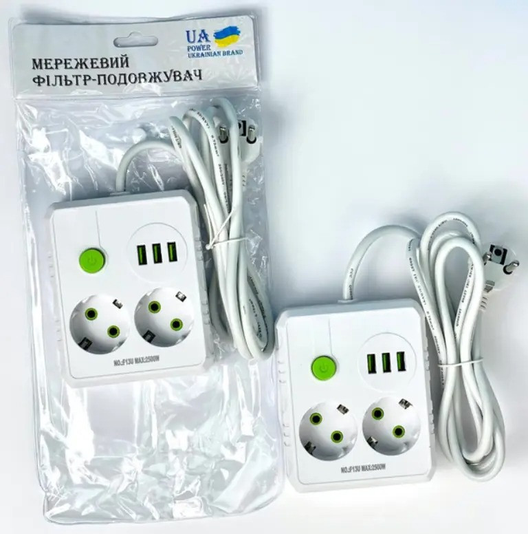 Удлинитель UA Power F13U Белый 021272