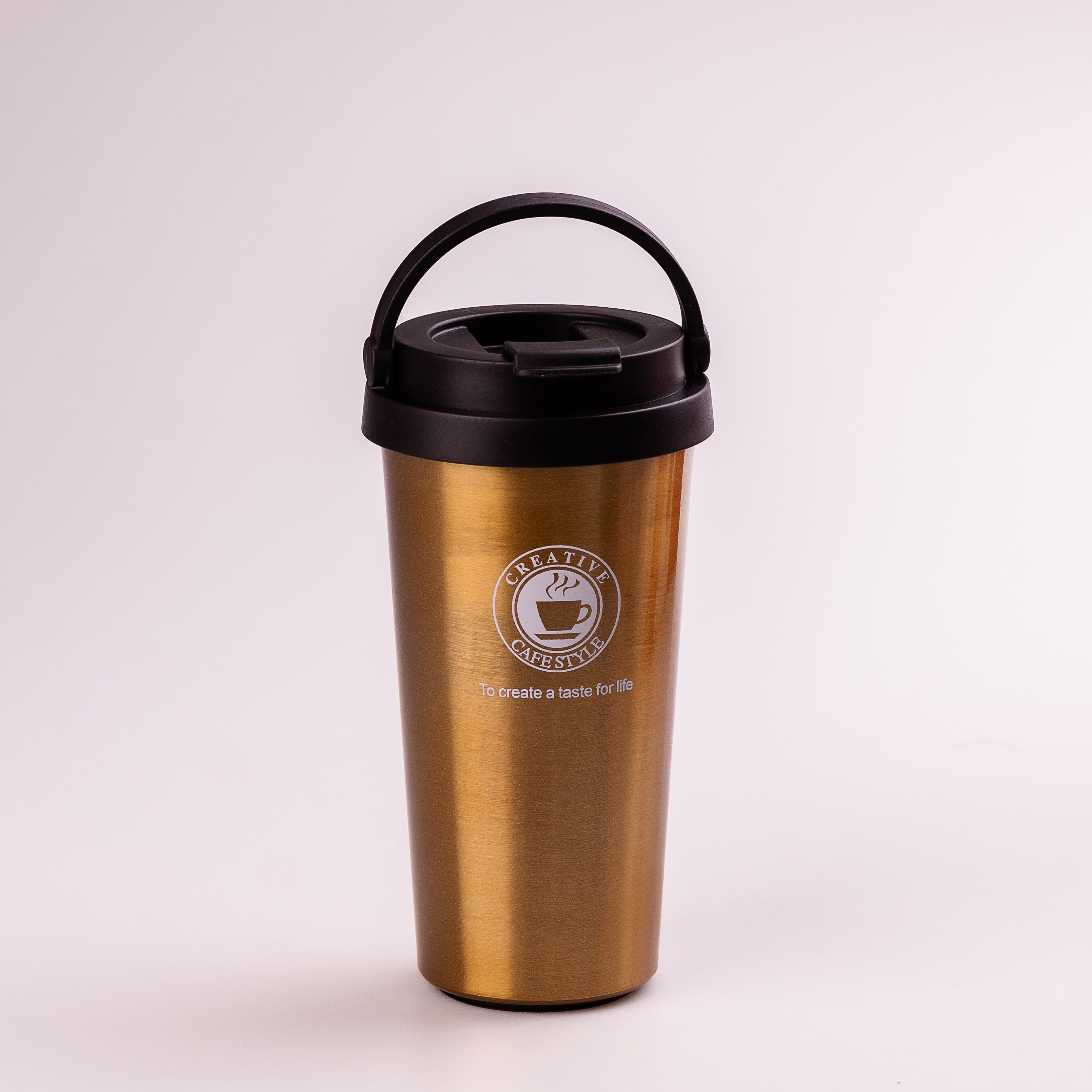 Термокружка Lugi Creative Cafe Style 500 мл золотистий (HPGM501G)