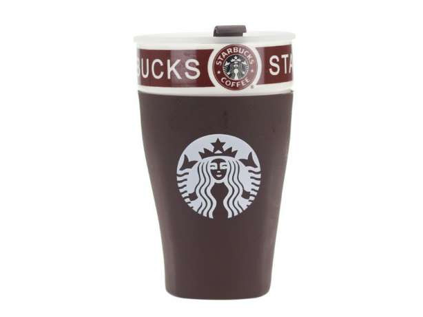 Чашка керамічна 450 мл Starbucks PY 023 Brown (sp4152)