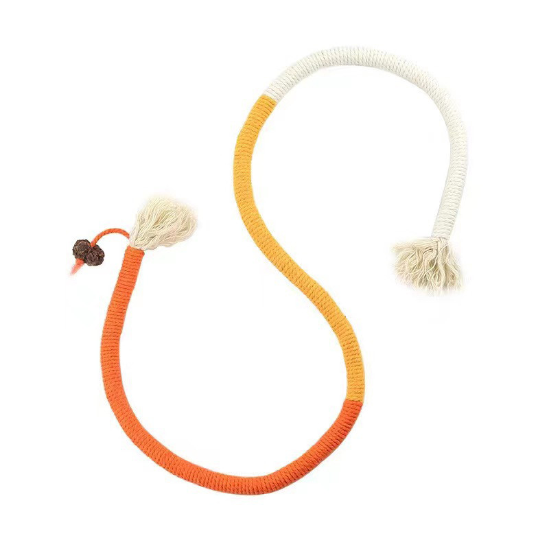 Игрушка для котов Lesko DT-1145 Веревка Orange 66 см 12755-84193