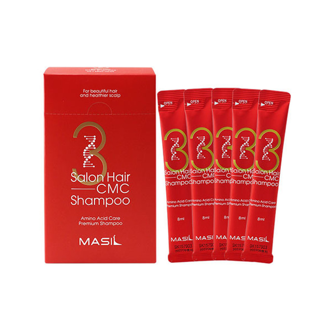 Шампунь для волосся з амінокислотами Masil Salon Hair CMC Shampoo 8ml у саші 20 шт