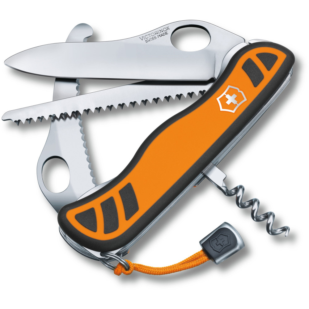 Складной швейцарский нож Victorinox Hunter XT в блистере 11,1 см Оранжево-черный (0.8341.MC9B1)