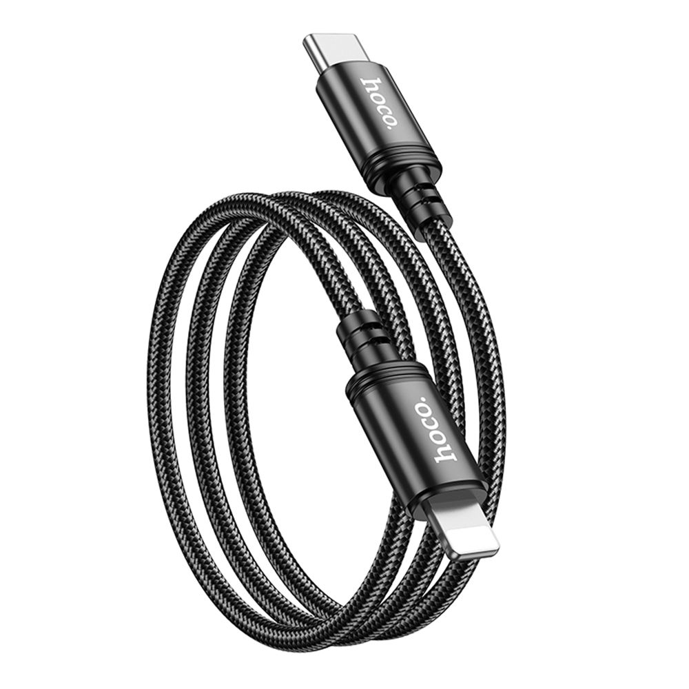 Кабель синхронизации Hoco X89 Wind Type-C to Lightning PD27W 2m Black (36891_3609477)