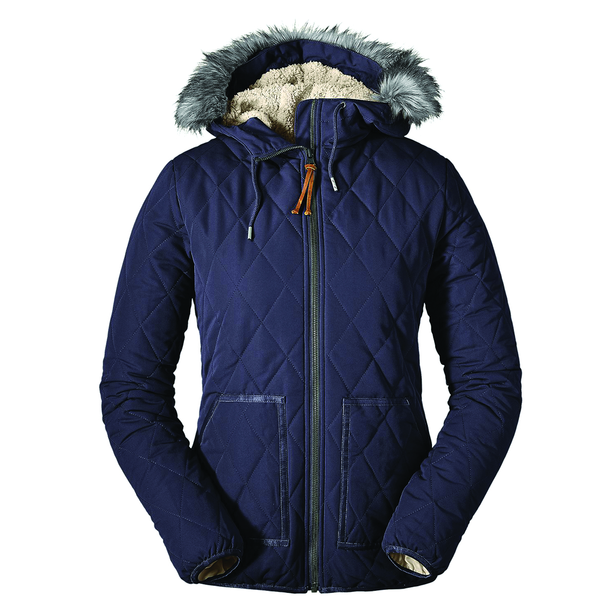 Куртка Eddie Bauer Womens Snowfurry Jacket Atlantic S Синій (0311AT)