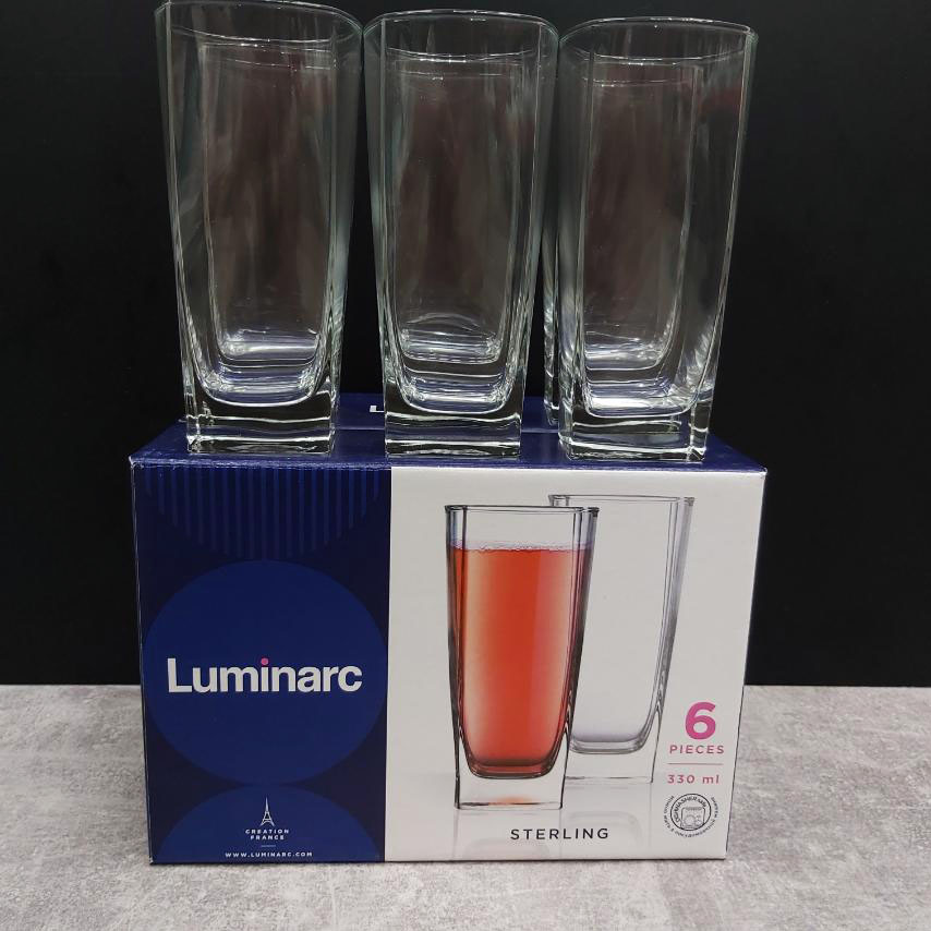 Набір склянок 6 шт Luminarc Sterling 330 мл високі 7666 LUM SP