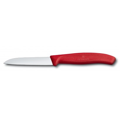 Кухонный нож Victorinox SwissClassic для чистки 80 мм Красный (6.7401)