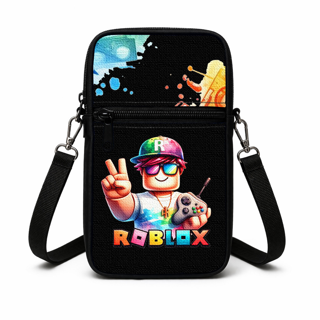 Дитяча сумка через плече з принтом Roblox 19×10×5 см — арт. 3017640894