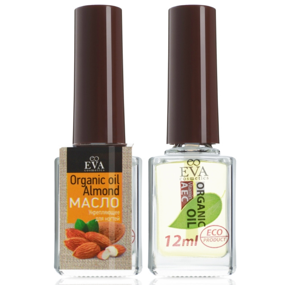Укрепляющее масло для ногтей Eva cosmetics Organic Oil Миндаль 12 мл (01012000503)