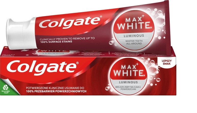Зубная паста Colgate Max White Luminous 75 мл