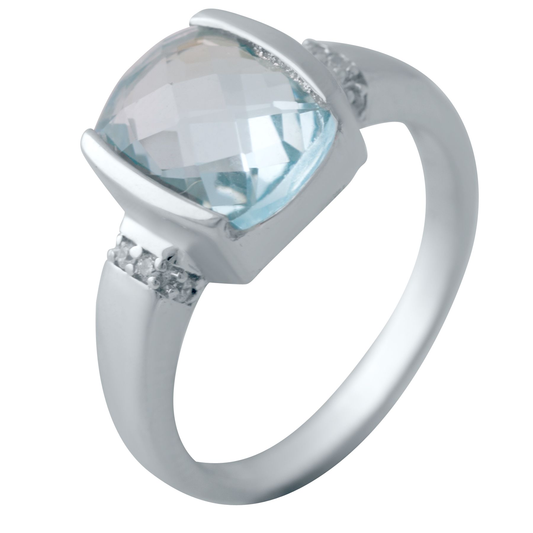 Серебряное кольцо SilverBreeze с натуральным топазом 3.347ct (2042624) 18.5 размер