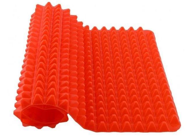 Силиконовый коврик для выпечки MHZ Pyramid Pan 5261 Красный (010835)