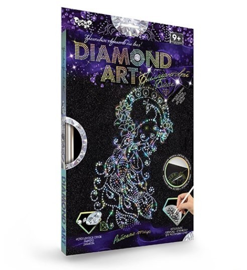 Алмазная мозаика Metr+ DIAMOND ART Павлин