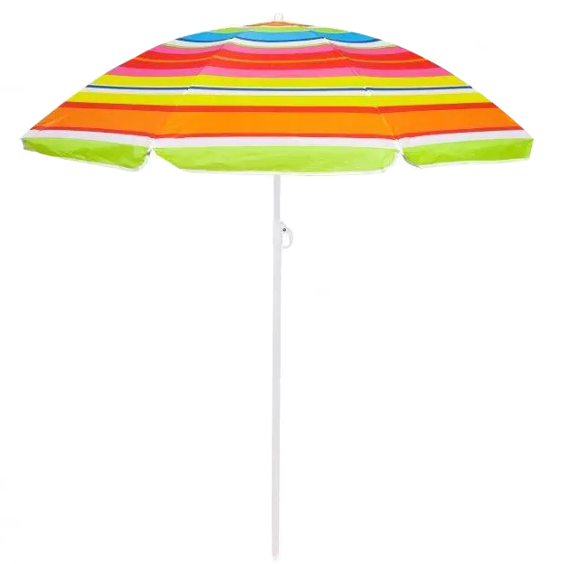 Пляжный зонт с наклоном Umbrella Anti-UV от УФ излучения Ø200 см Радуга 127-12527284