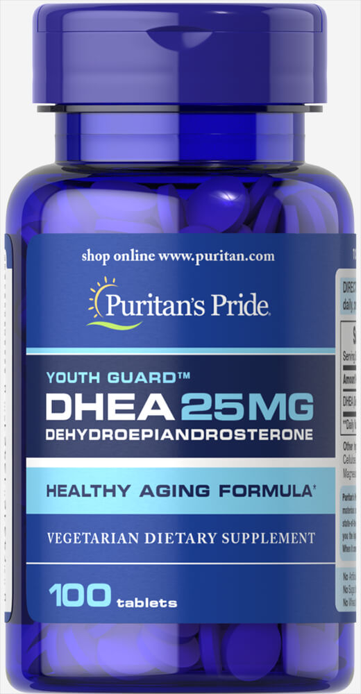 Дегидроэпиандростерон Puritans Pride 25 мг 100 таблеток (31071)