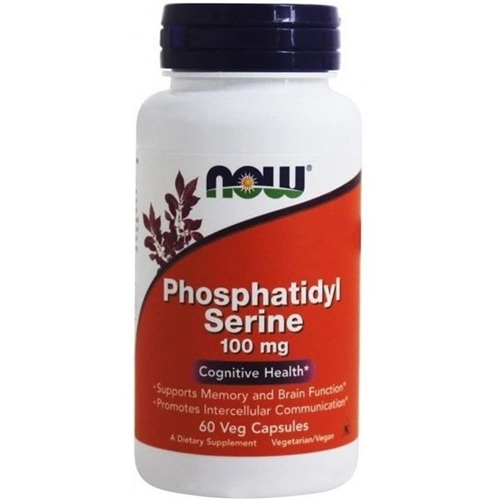 Комплекс для профилактики работы головного мозга NOW Foods Phosphatidyl Serine 100 mg 60 Veg Caps