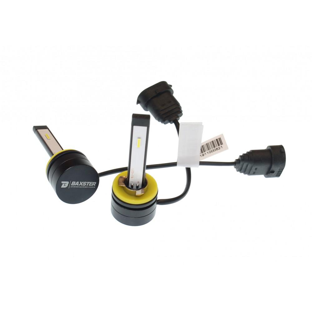 Комплект LED ламп BAXSTER SX H27 (880/881) PGJ19 9-32V 5500K 4000lm пассивное охлаждение