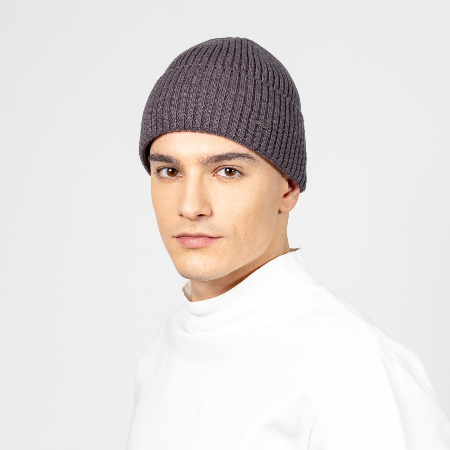 Шапка чоловіча LuckyLOOK One Size Сірий Стожар 614-727