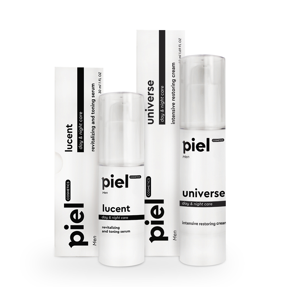 Комплекс Догляд і захист для тьмяної шкіри  Piel Cosmetics 2 шт