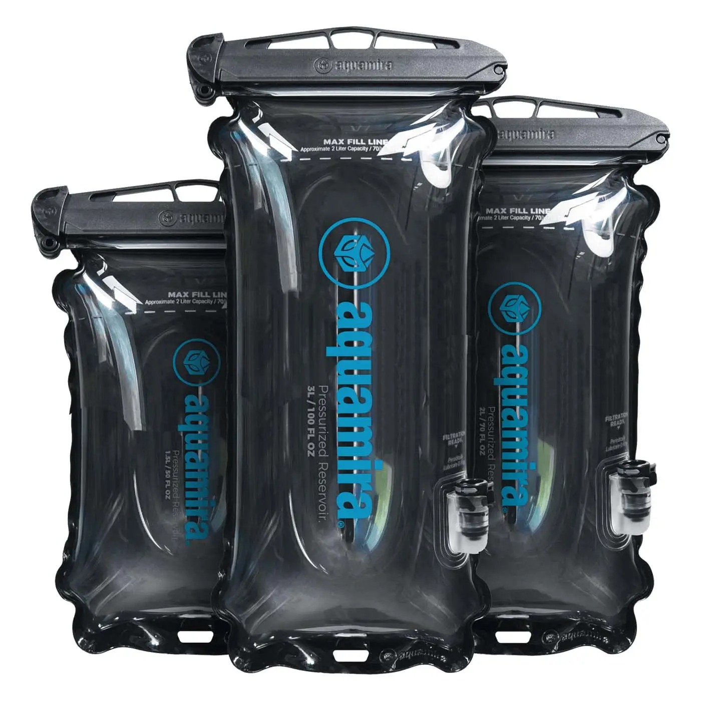 Питна система Aquamira Pressurized Reservoir 3 L Чорний (1053-AQM 67642 ZAQ 3L)