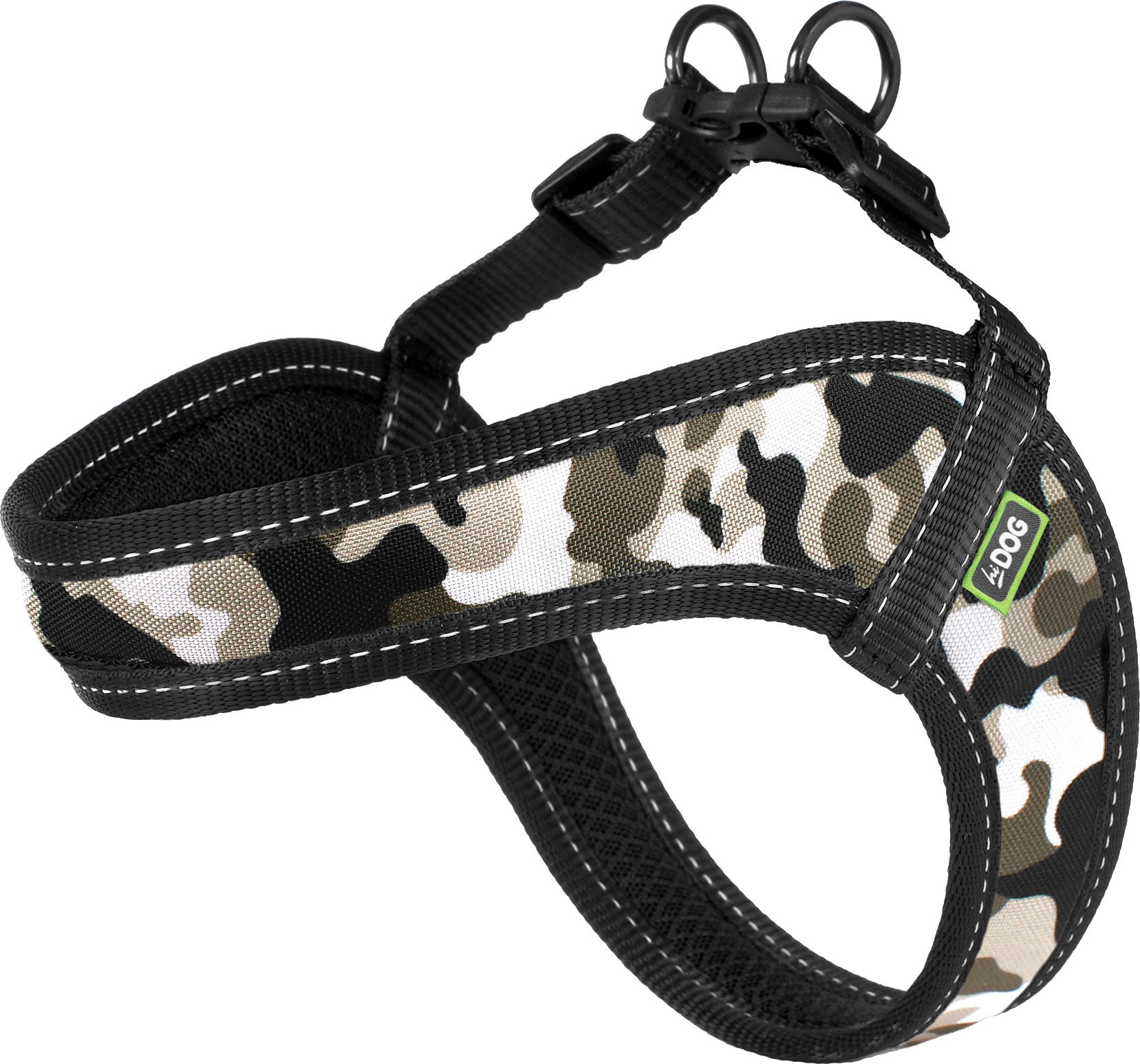 Шлей Hi Dog Comfort Military М 44х50 см Різнокольоровий 2100103300019