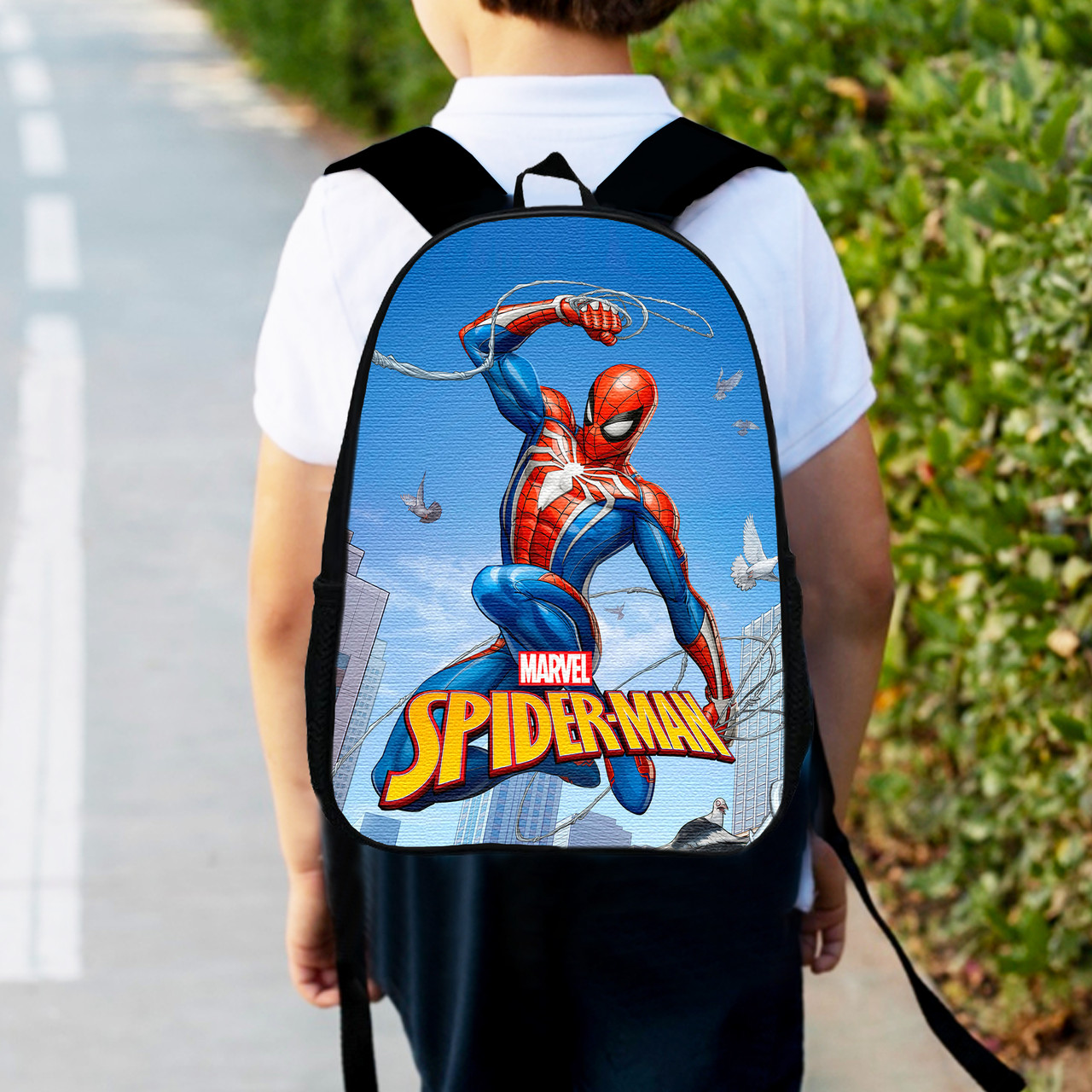 Дитячий рюкзак Spiderman 34х27х13 см, різнокольоровий