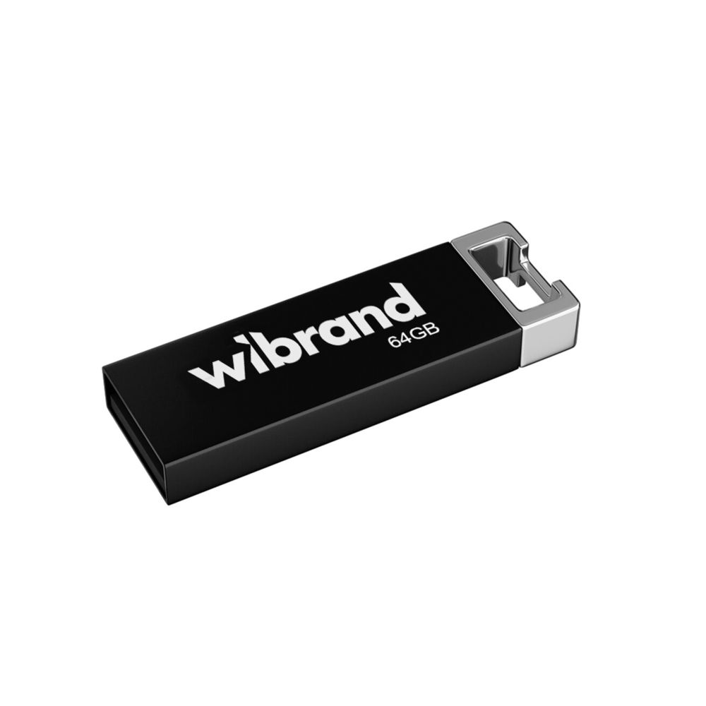 Флеш память USB Wibrand 64 GB Chameleon USB 2.0 Black (36712_3608934)