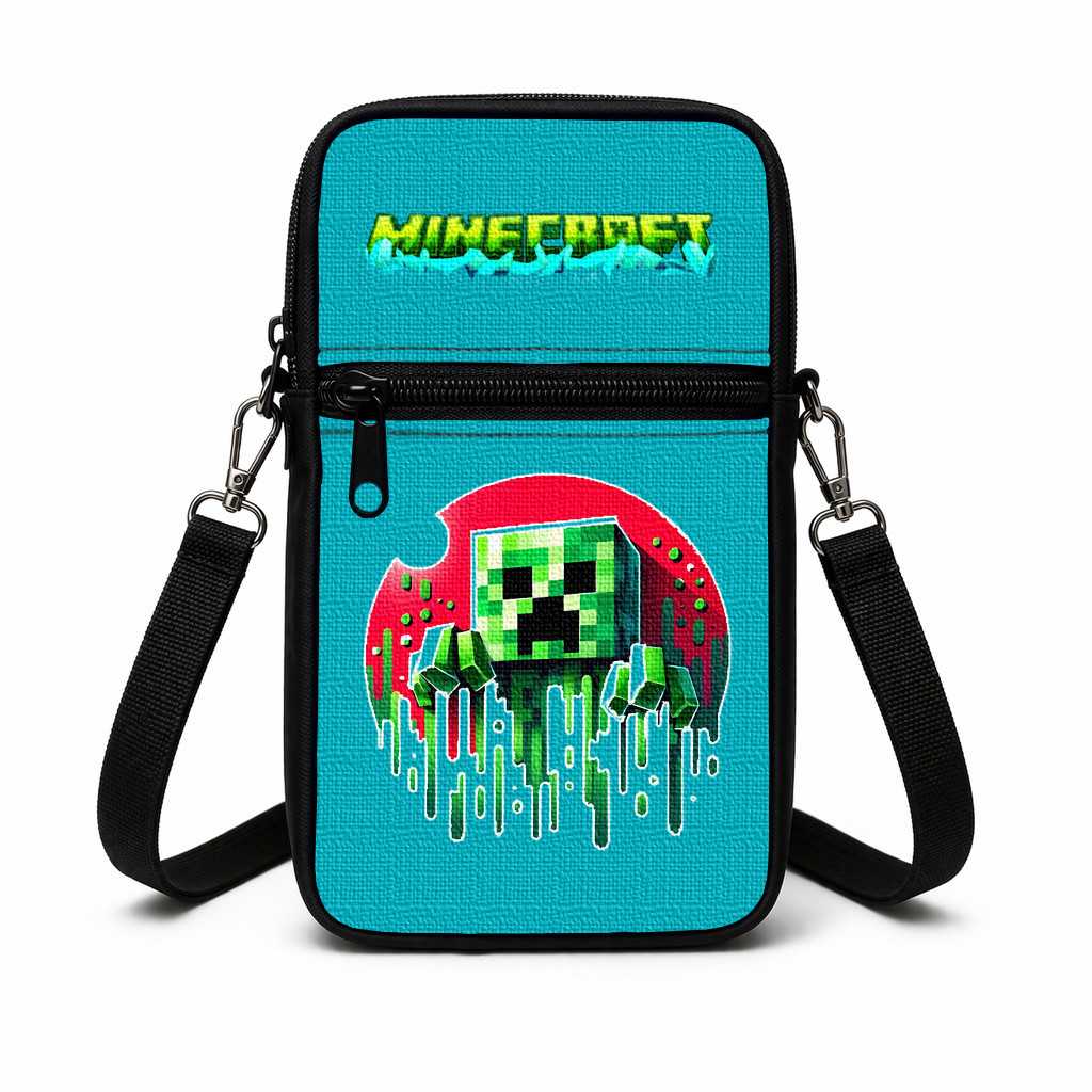 Дитяча сумка через плечо Minecraft 19x10x5 см, різнокольорова