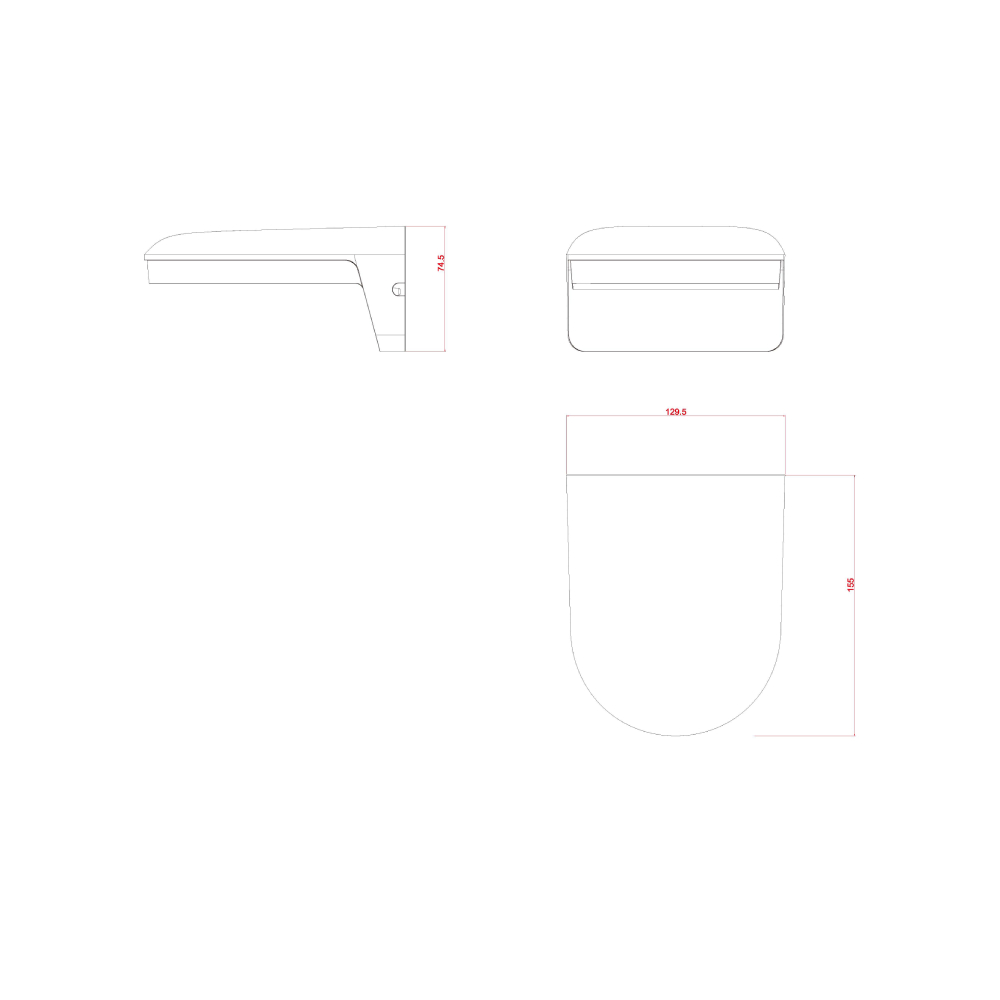 Кронштейн Provision ISR PR-WB-AG 129.5x155x74.5 мм