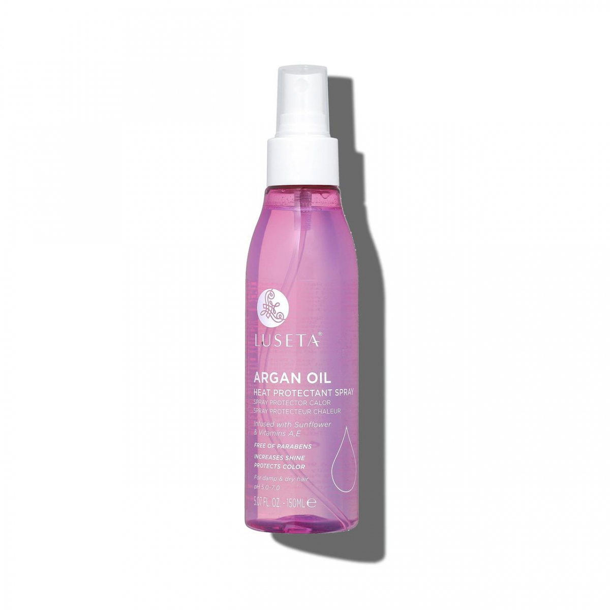 Термозахист для всіх видів волосся Luseta Argan Oil Heat Protectant Spray