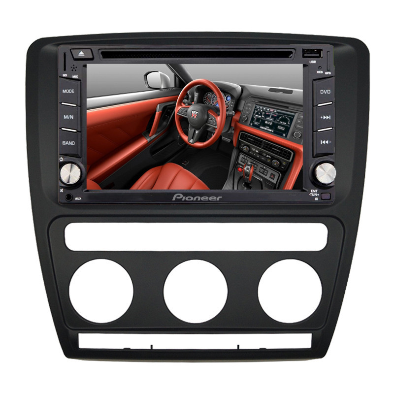 Перехідна рамка No Brand для Skoda Octavia A5 YE-SK 018 Black 2004-2010 р.в. для 2DIN штатних автомагнітол (3496-9992)