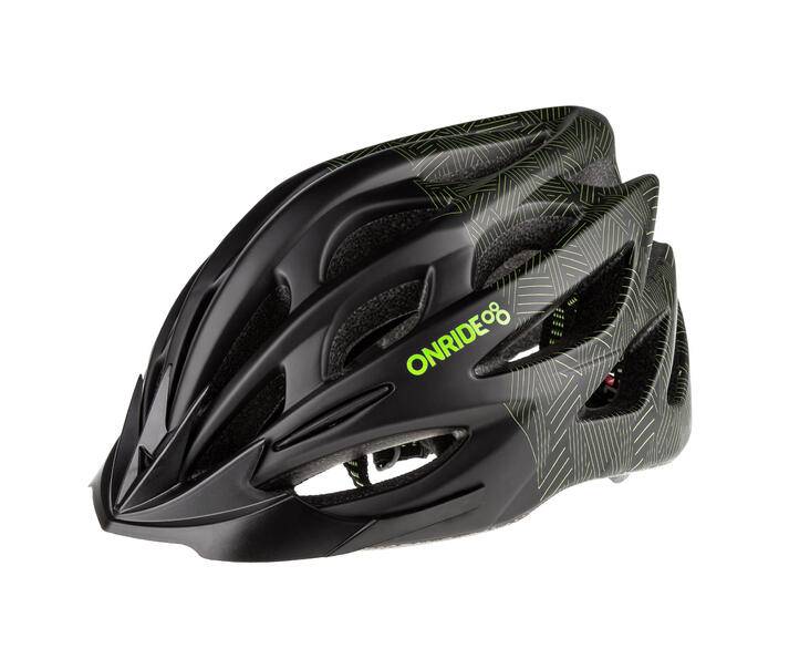 Шлем Onride Mount M Черно-зеленый (1085-6936116120604)