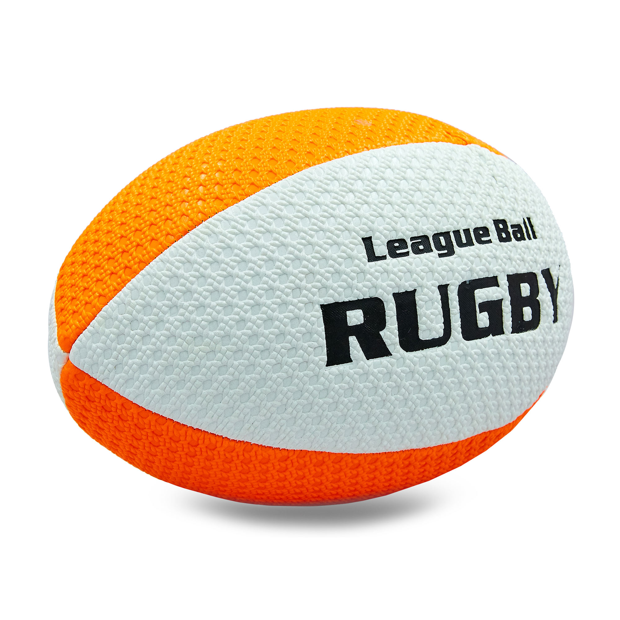 М'яч для регбі RUGBY Liga ball SP-Sport RG-0391 №9 Білий-Помаранчевий