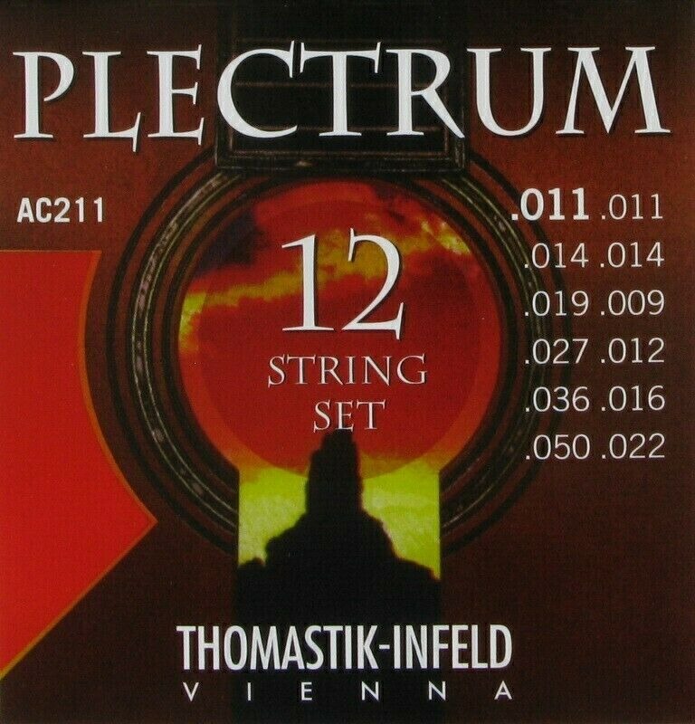 Струны для акустической гитары Thomastik-Infeld AC211 Plectrum Light Acoustic Guitar Strings 11/50