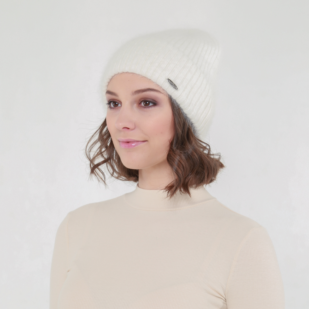 Шапка LuckyLOOK бени 705-488 One size Белый