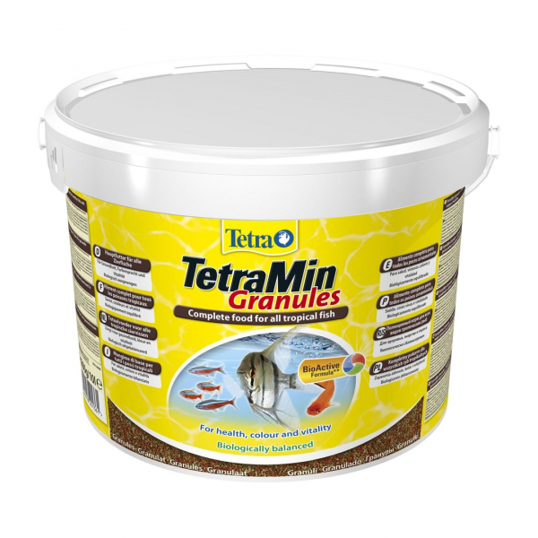 Сухой корм для аквариумных рыб Tetra в гранулах TetraMin Granules 10 л для всех аквариумных рыб