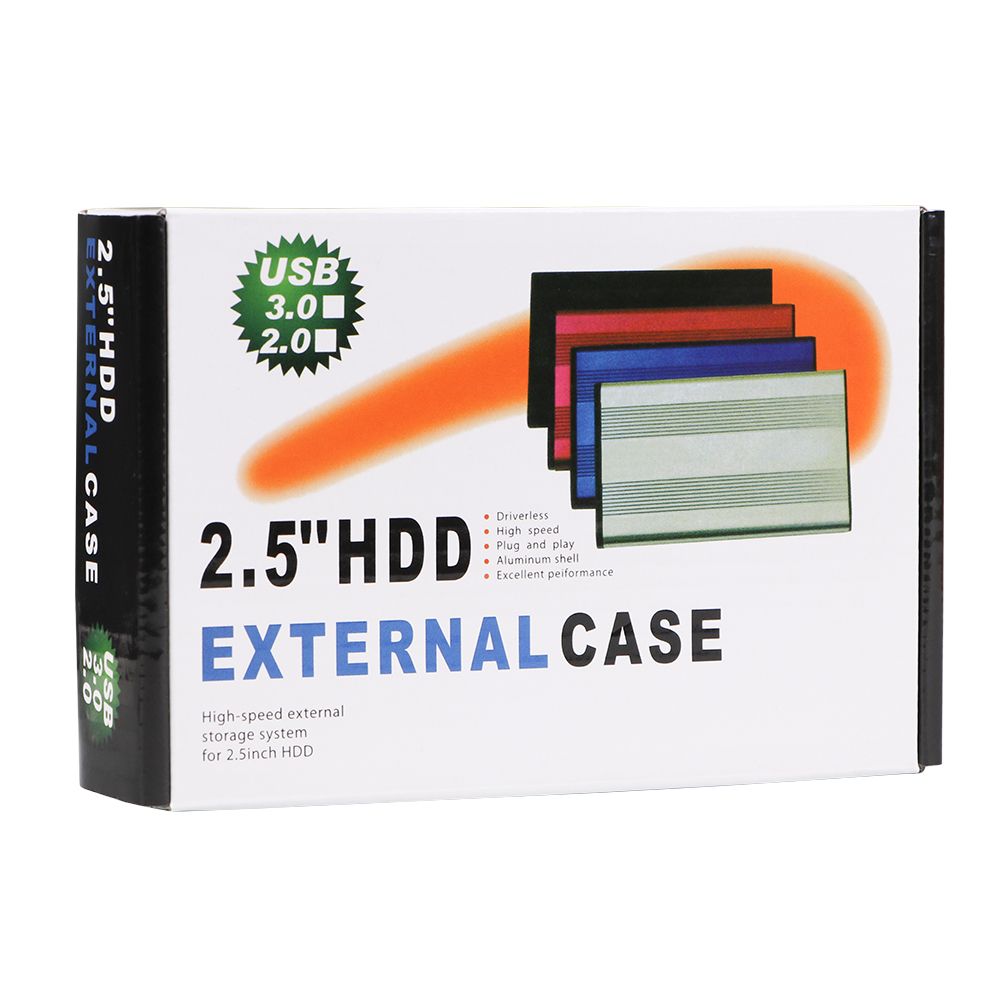 Внешний карман SATA для 2,5" HDD/SSD S14 USB3.0 Aluminum alloy 5Gbps Black (32498_2917943)