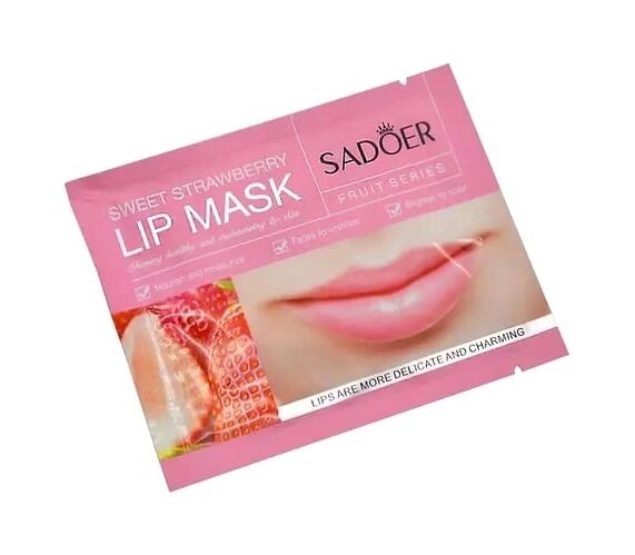 Патчі гідрогелеві для губ з екстрактом полуниці SADOER Sweet Strawberry Lip Mask 8г