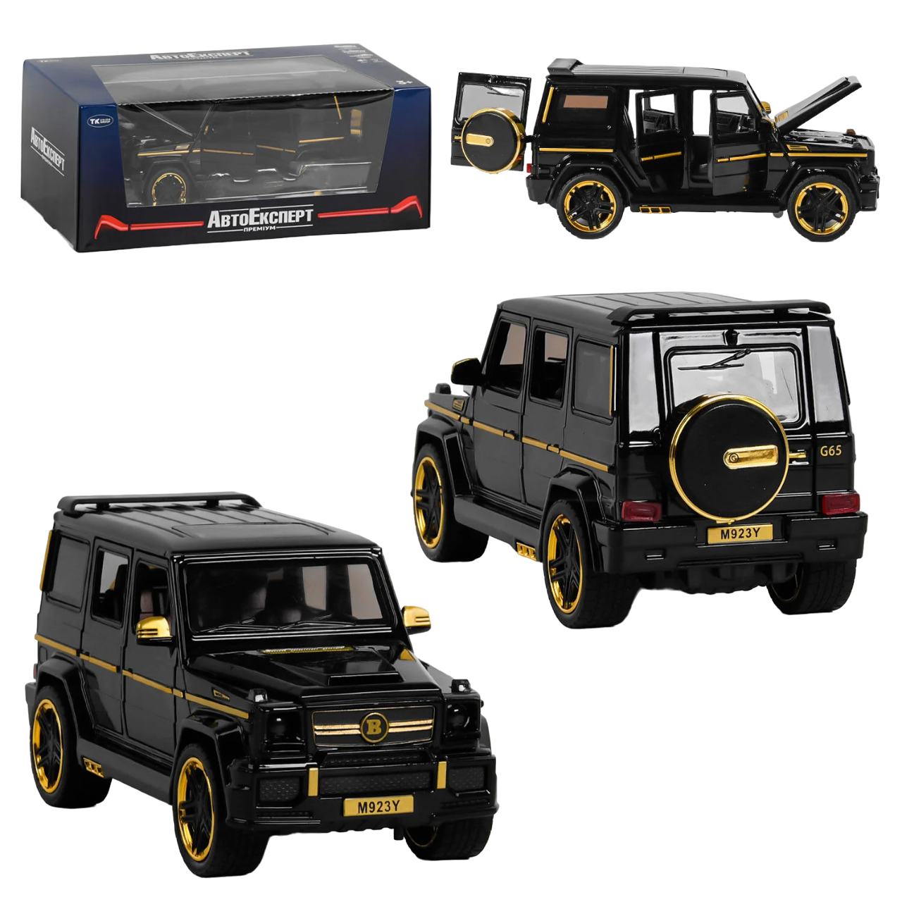Детский джип TK Group 1:24 Black and gold (87613)