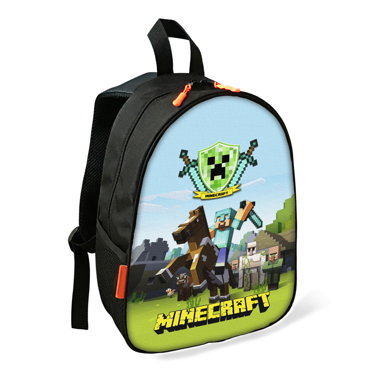 Дитячий рюкзак Minecraft Стив 34х27х13 см, водонепроникний