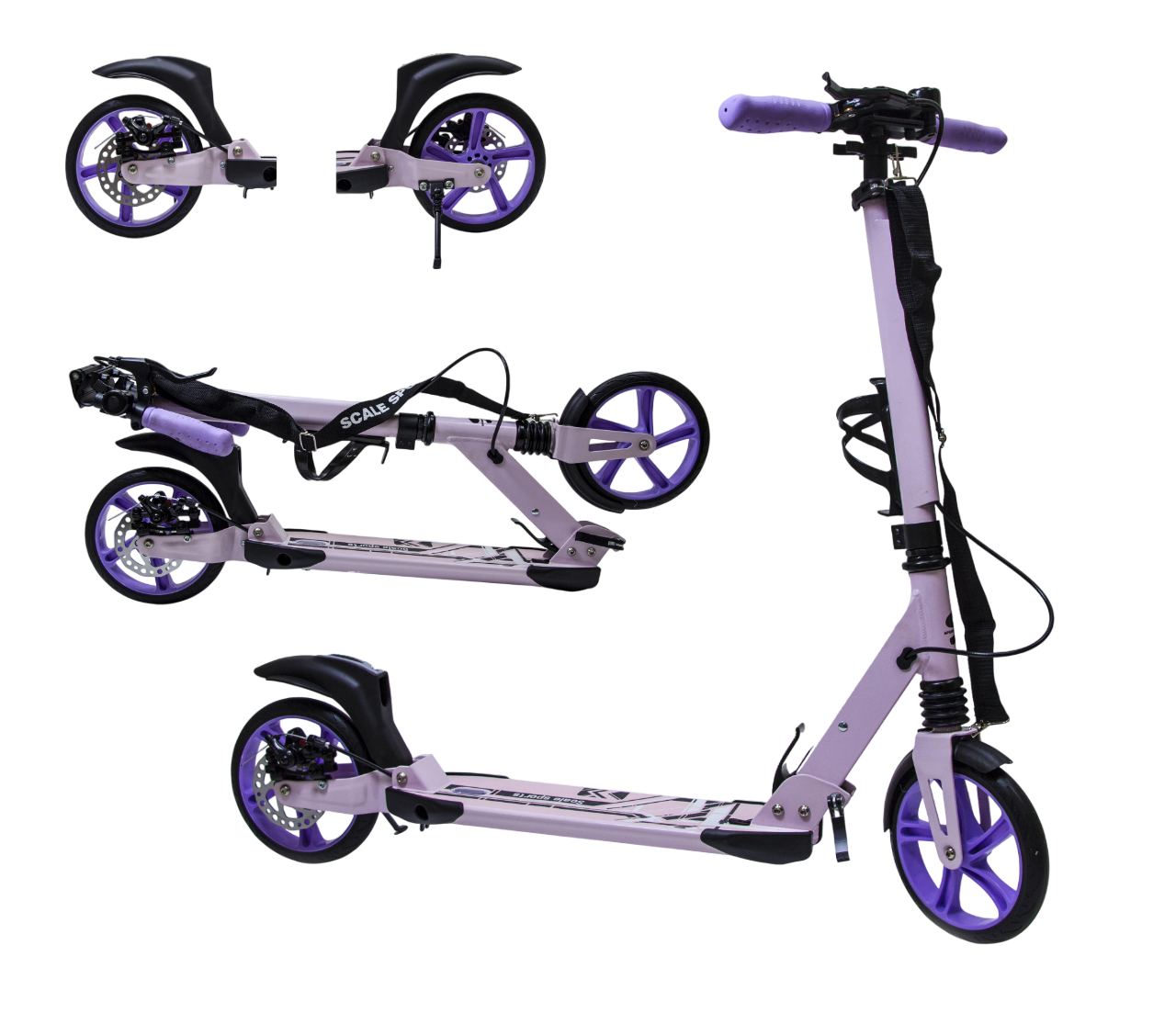Детский самокат Scale Sports SS-04 Фиолетовый (1330351116)