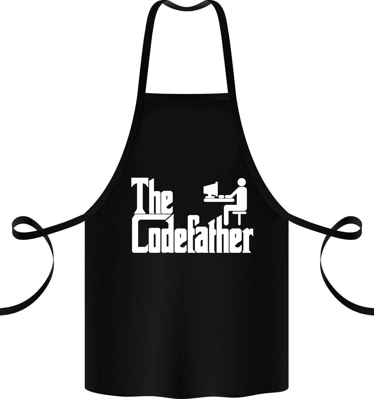 Фартук с принтом Кавун Codefather 68 см Черный