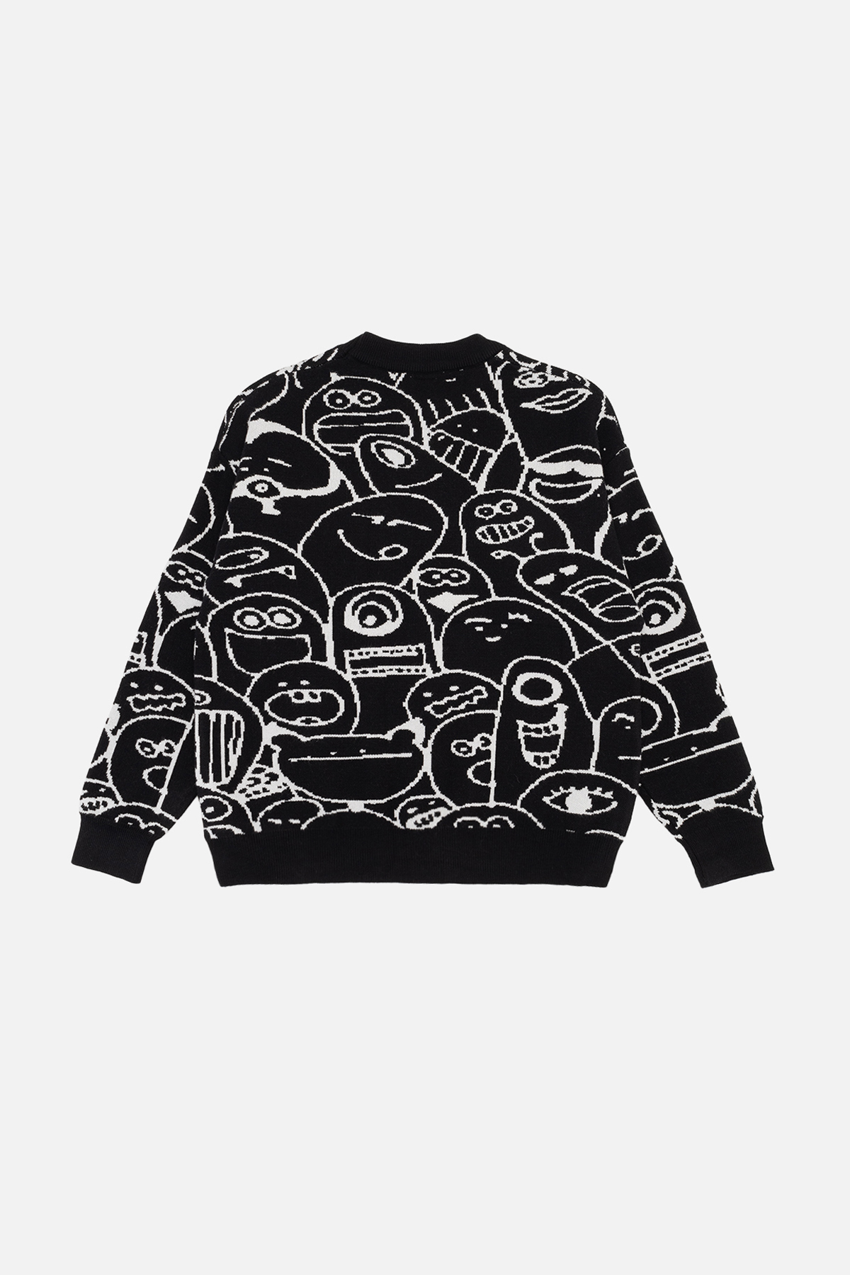 Джемпер для мальчика Lizi Kids 152 см Черно-белый ЦБ-00258725 (SKT001017588)