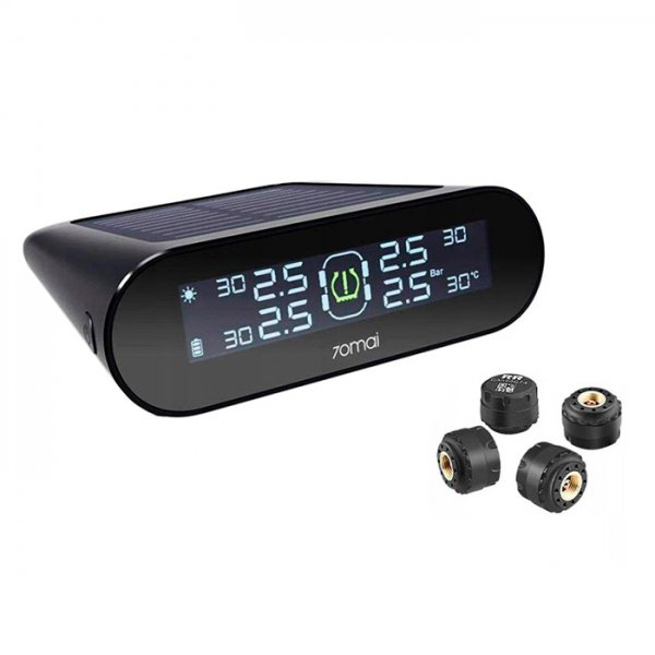 TPMS система контролю тиску в шинах Xiaomi 70mai MidriveT02 (З зовнішніми датчиками)