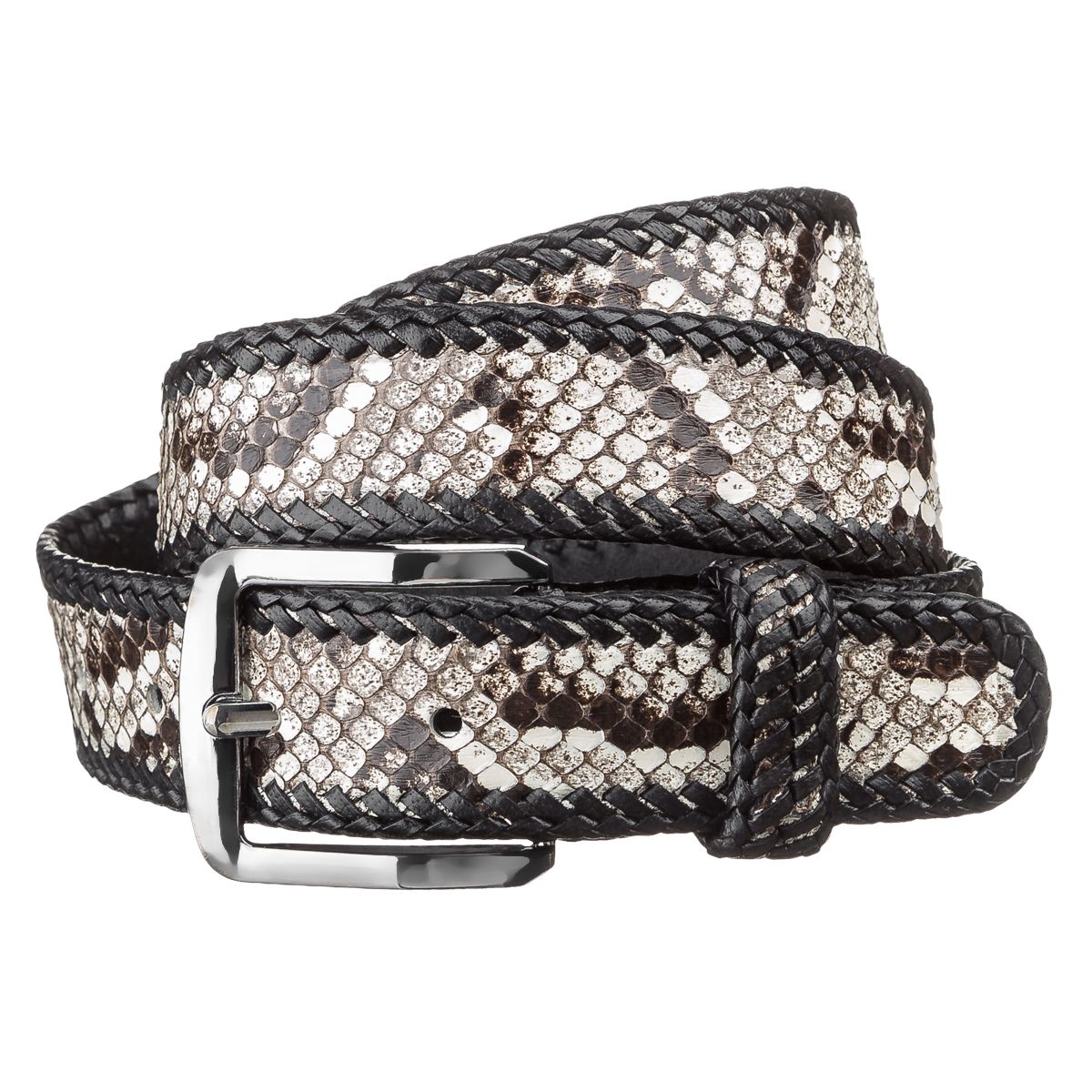 Ремінь SNAKE LEATHER 18192 з натуральної шкіри пітона Різнокольоровий