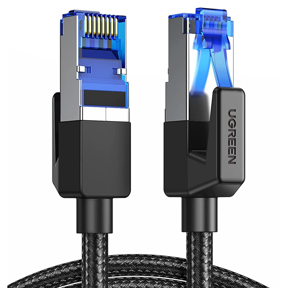 Высокоскоростной интернет кабель Ugreen Cat8 40gbps RJ45 NW153 80433 5 м Черный