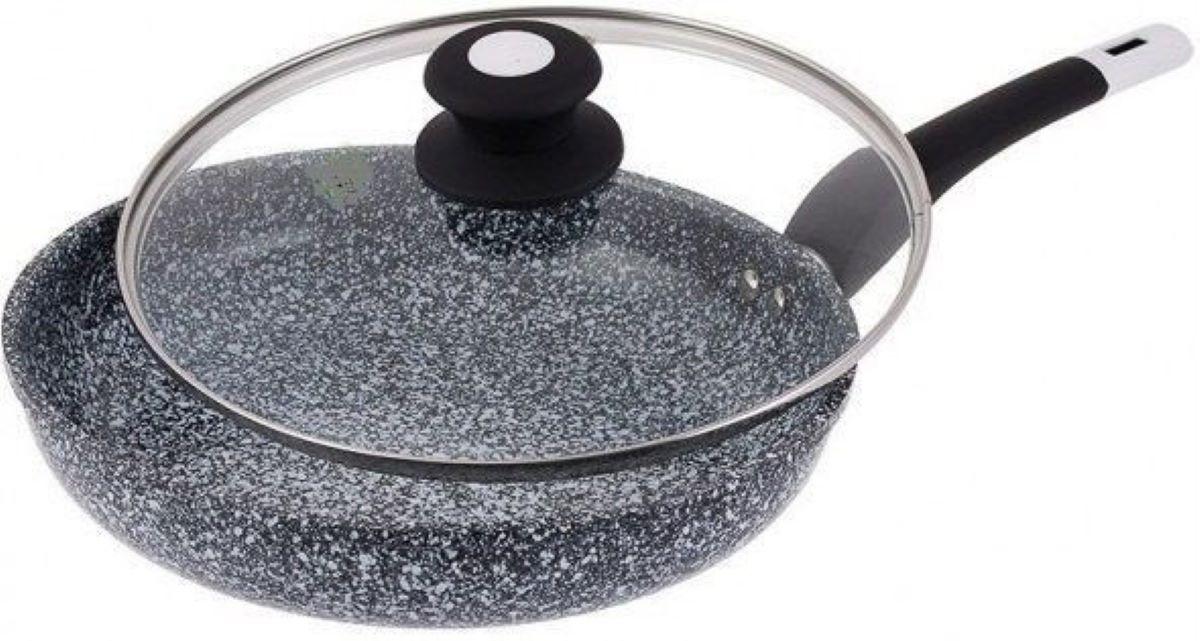 Сковорода з індукційною кришкою Edenberg EB-9167 гранітне покриття 26см